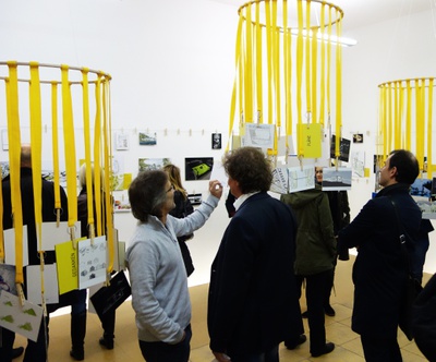 Ausstellung „My favourite project. Unerhörte Projekte von Salzburger ArchitektInnen“, im Initiative Architektur Salzburg im Künstlerhaus; Foto: Initiative Architektur