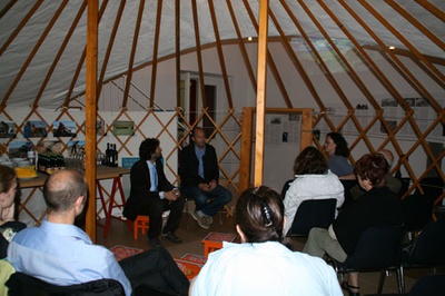 Ausstellungseröffnung Nomaden im Raum für Architektur