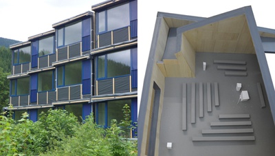 Seniorenwohnhaus Hallein und Kirche Rif