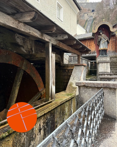 Stiftsmühle St. Peter, Almkanal – © Gabi Freischlager Stiftsmühle St. Peter, Almkanal