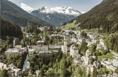 BWM_BadGastein_Luftbild – © Foto_maxsteinbauer.com_ Bearbeitung BWM Architekten BWM_BadGastein_Luftbild